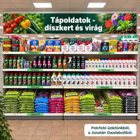 Tápoldat - díszkert és virág